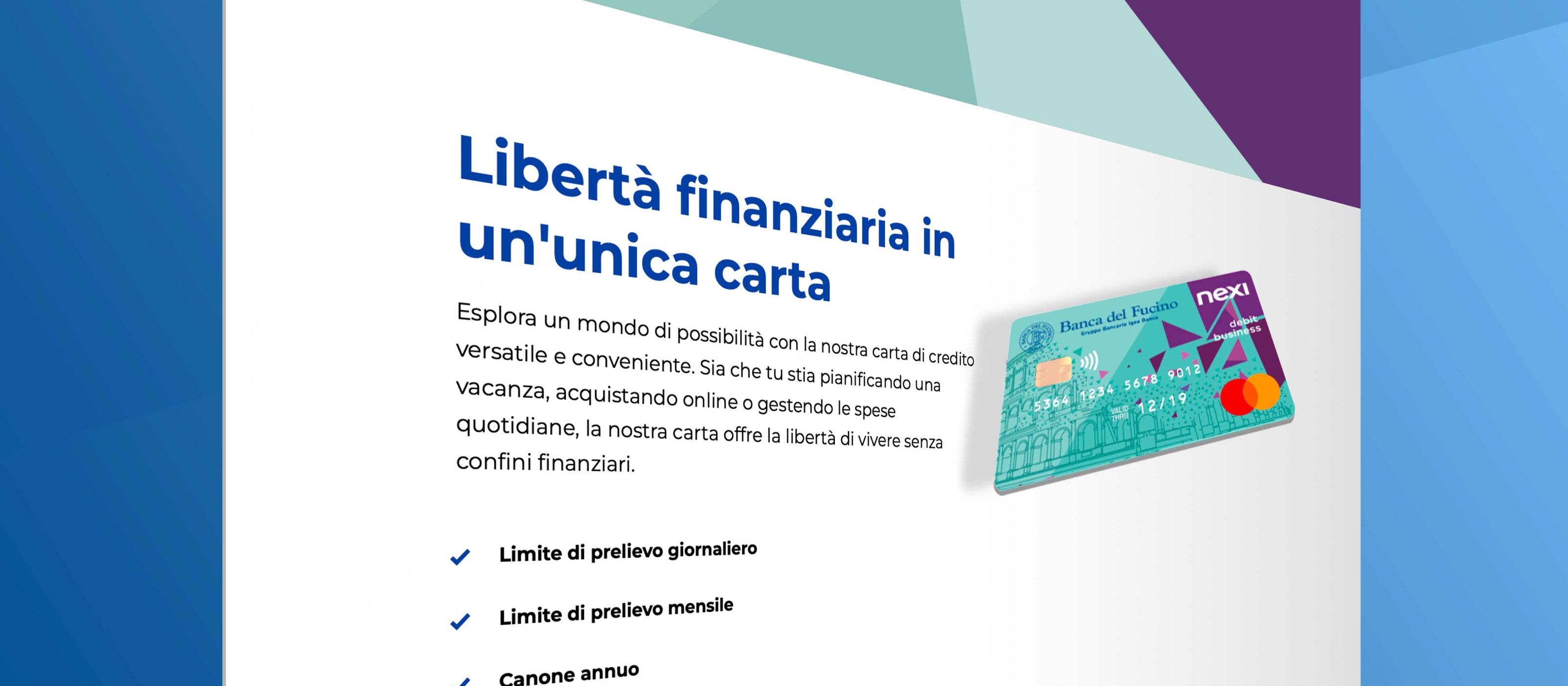 Banca del Fucino - Card